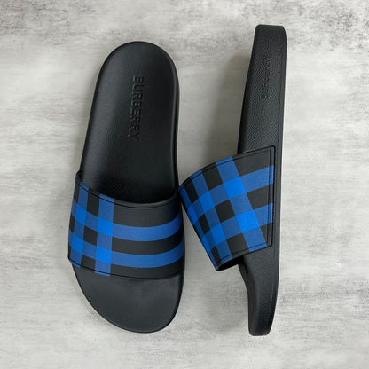 Burberry Slides "Black-Blue"