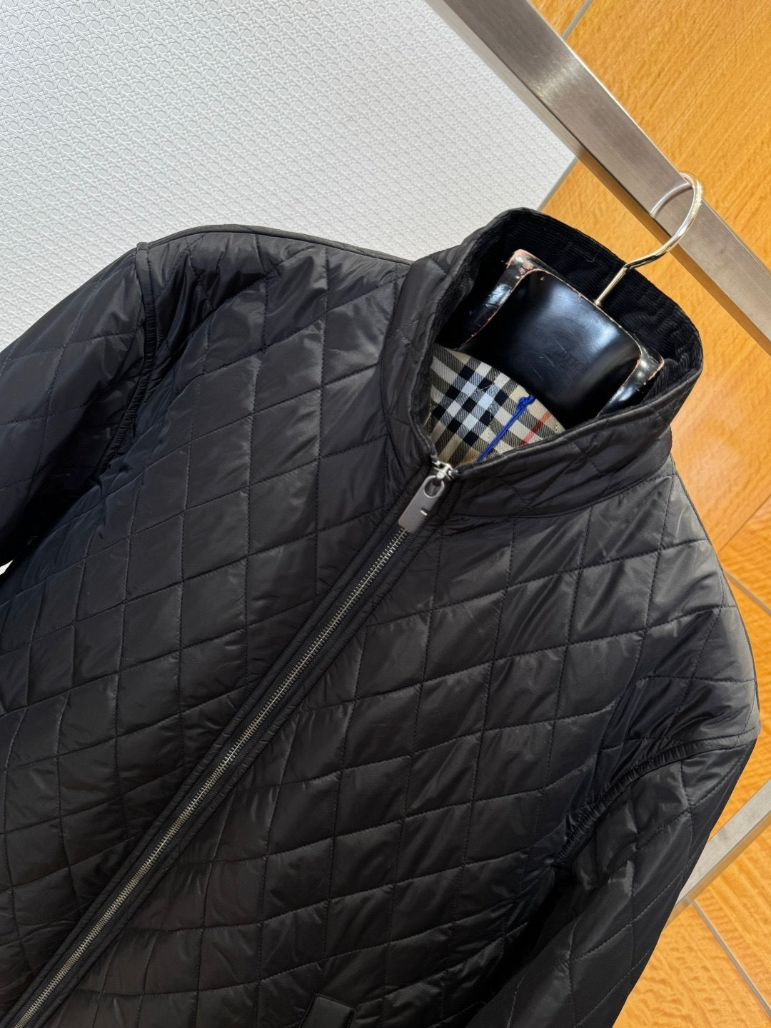 Burberry Quilted Nylon Jacket "Black"