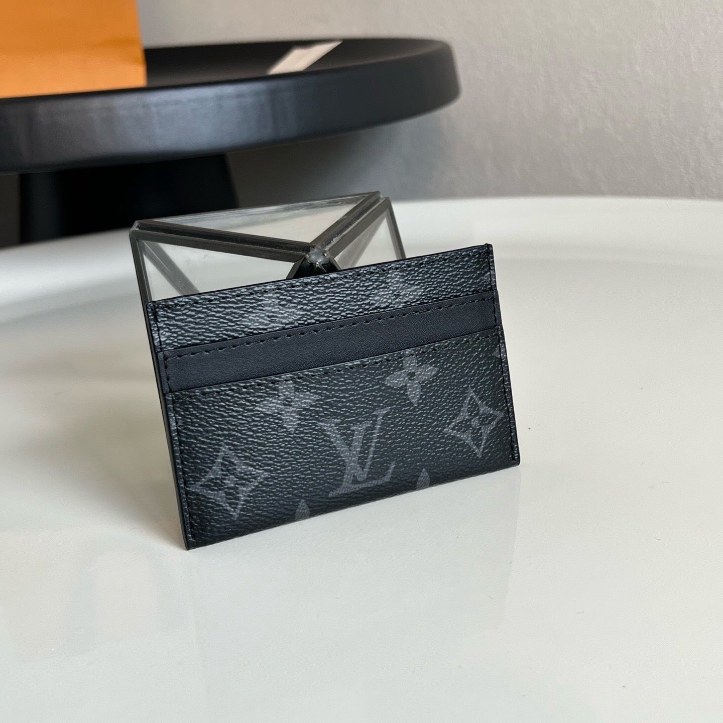 Louis Vuitton Double Card Holder "Monogram Eclipse"