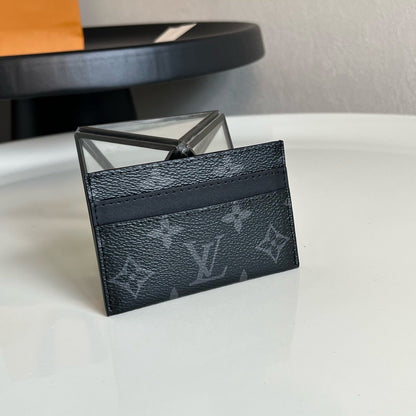 Louis Vuitton Double Card Holder "Monogram Eclipse"