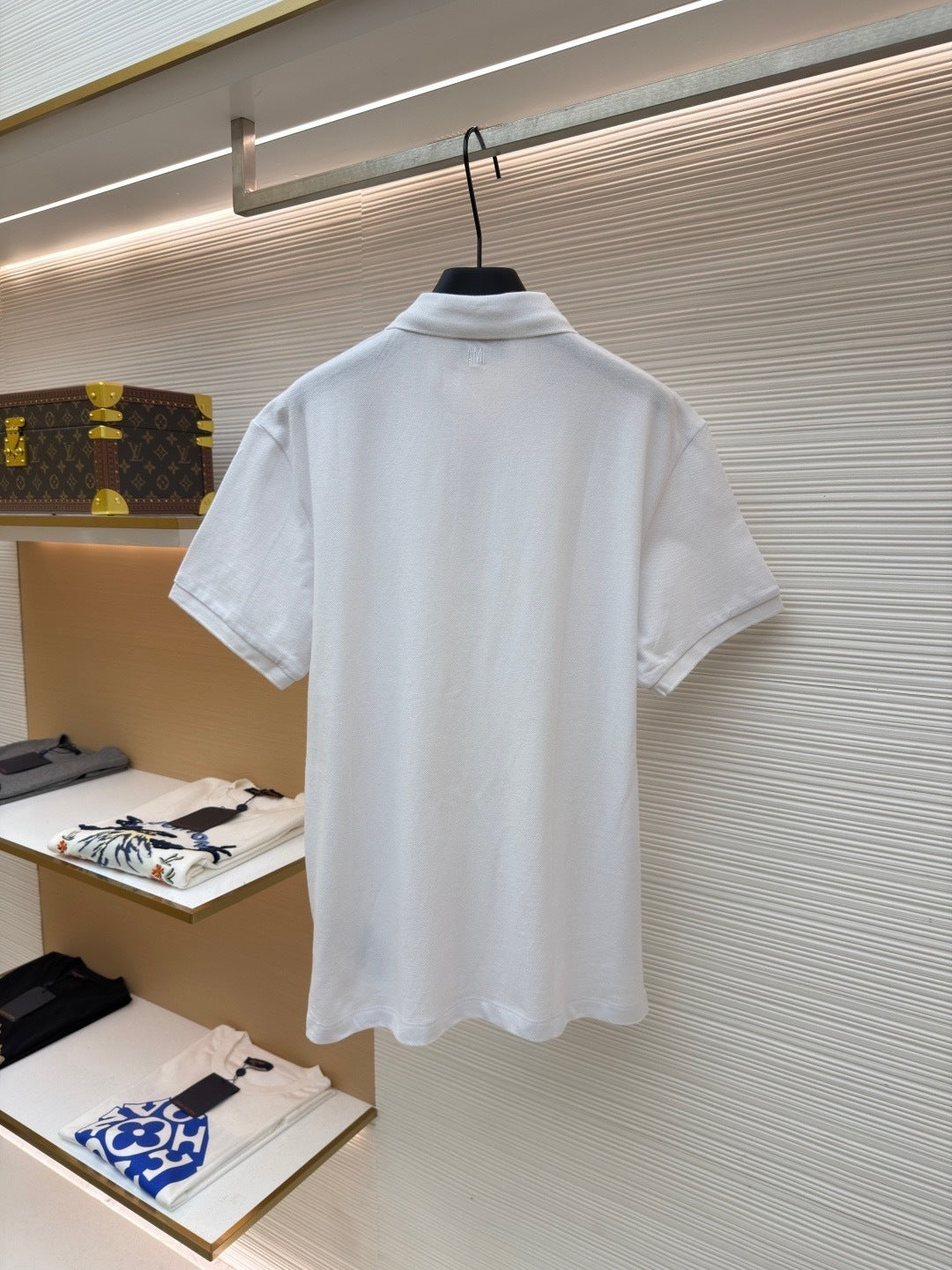 Ami Paris Polo T-Shirt "White"