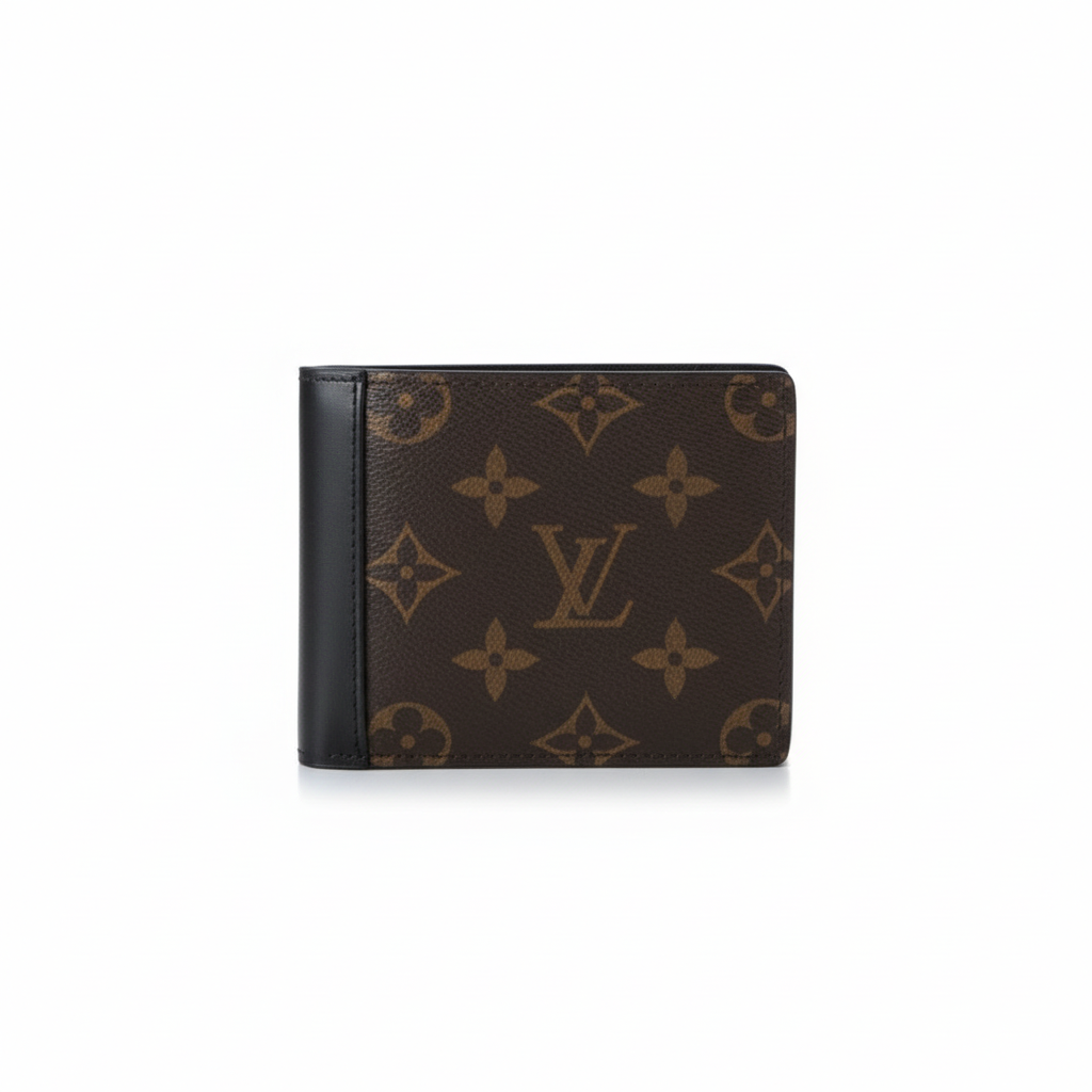 Louis Vuitton Multiple Wallet "Monogram Macassar Canvas"