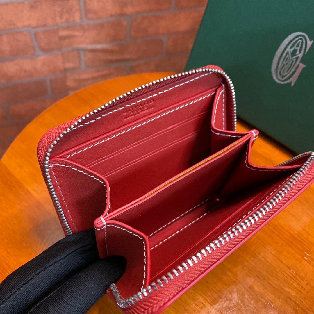 Goyard Matignon PM Wallet "Red"