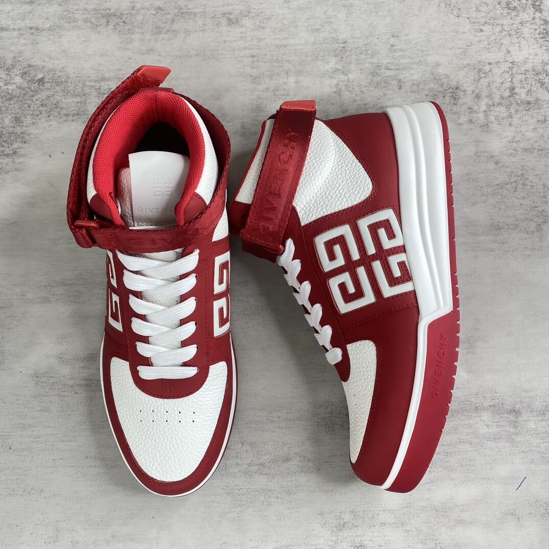 Givenchy High-Top G4 "White-Red"