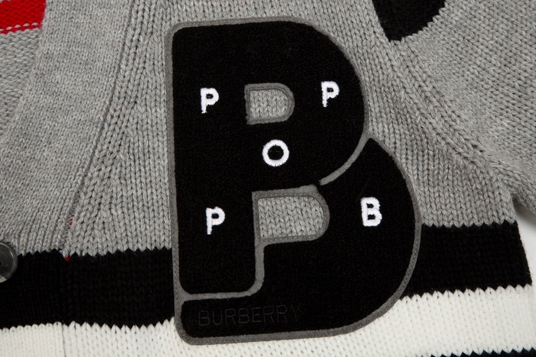 POP Trading Company x Burberry Cardigan "Grey"