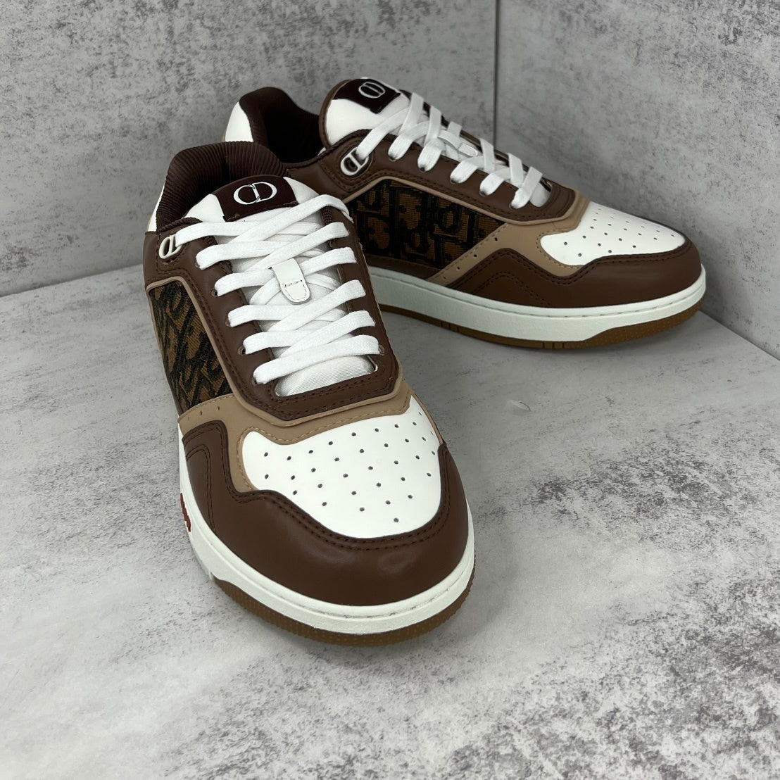 Dior B27 Low "Brown-White"