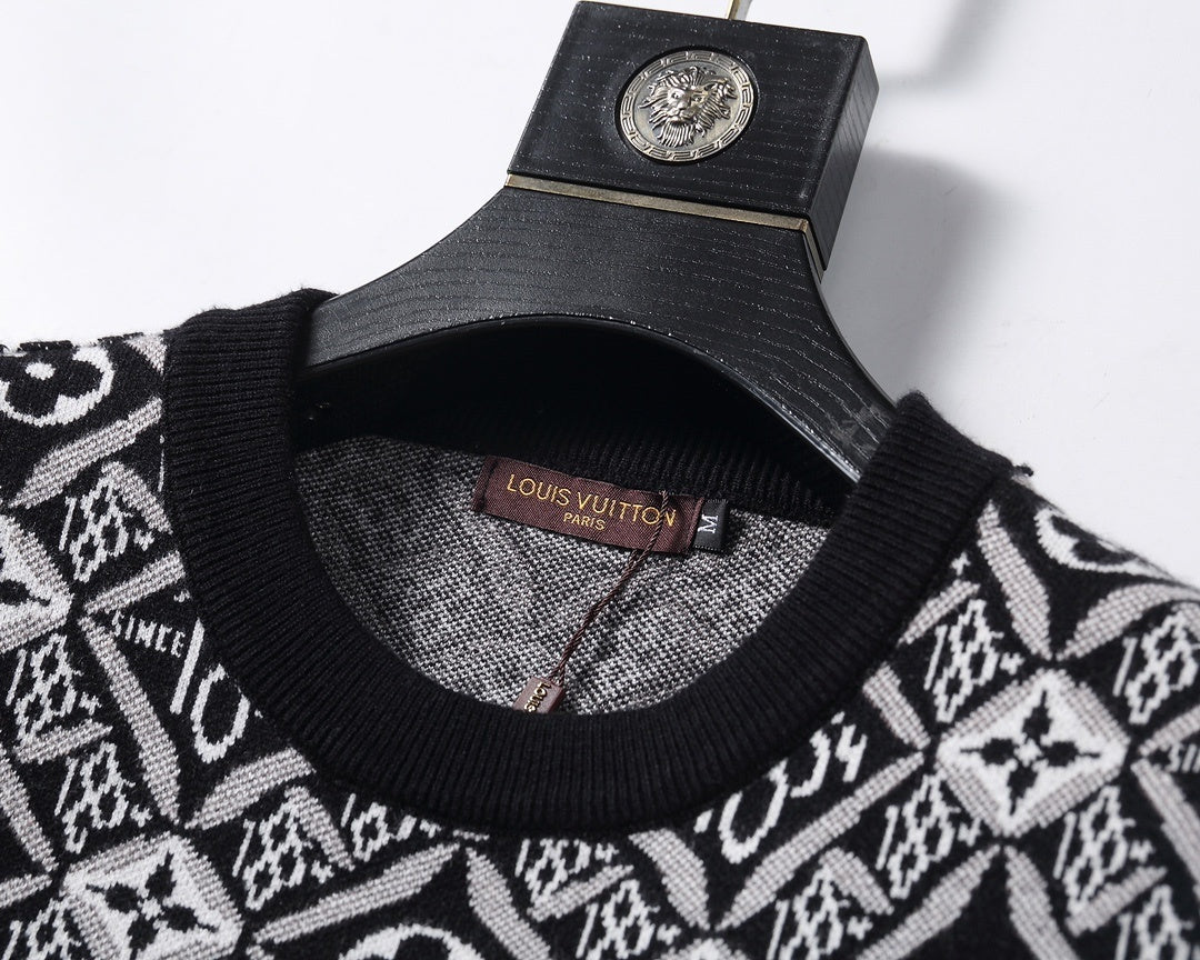 Louis Vuitton Sweater "Black-White Monogram"