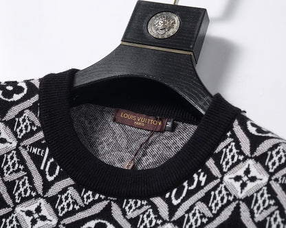 Louis Vuitton Sweater "Black-White Monogram"