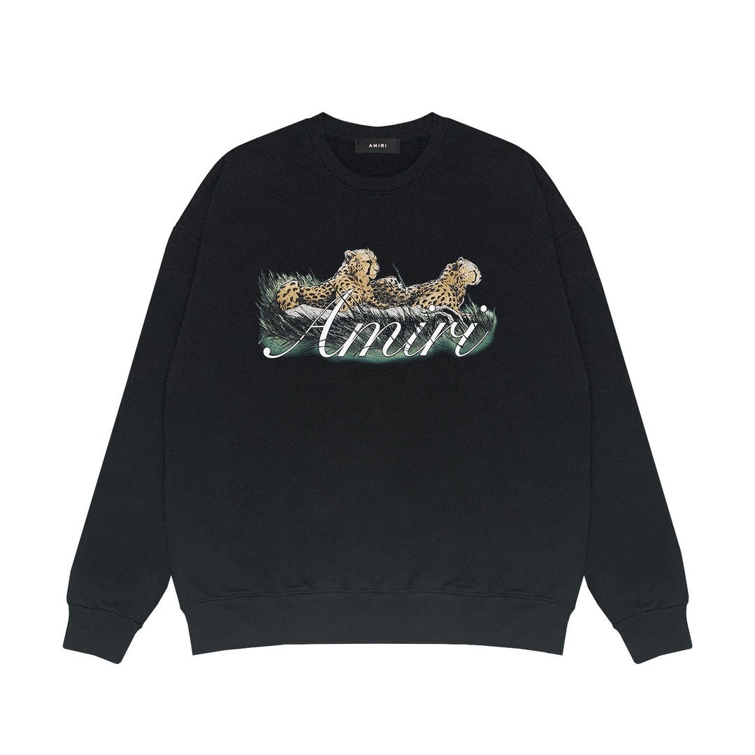 Amiri Cheeatah Sweatshirt "Black"