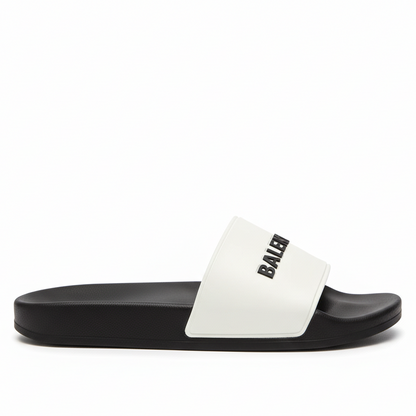 Balenciaga Pool Slide "Black-White"