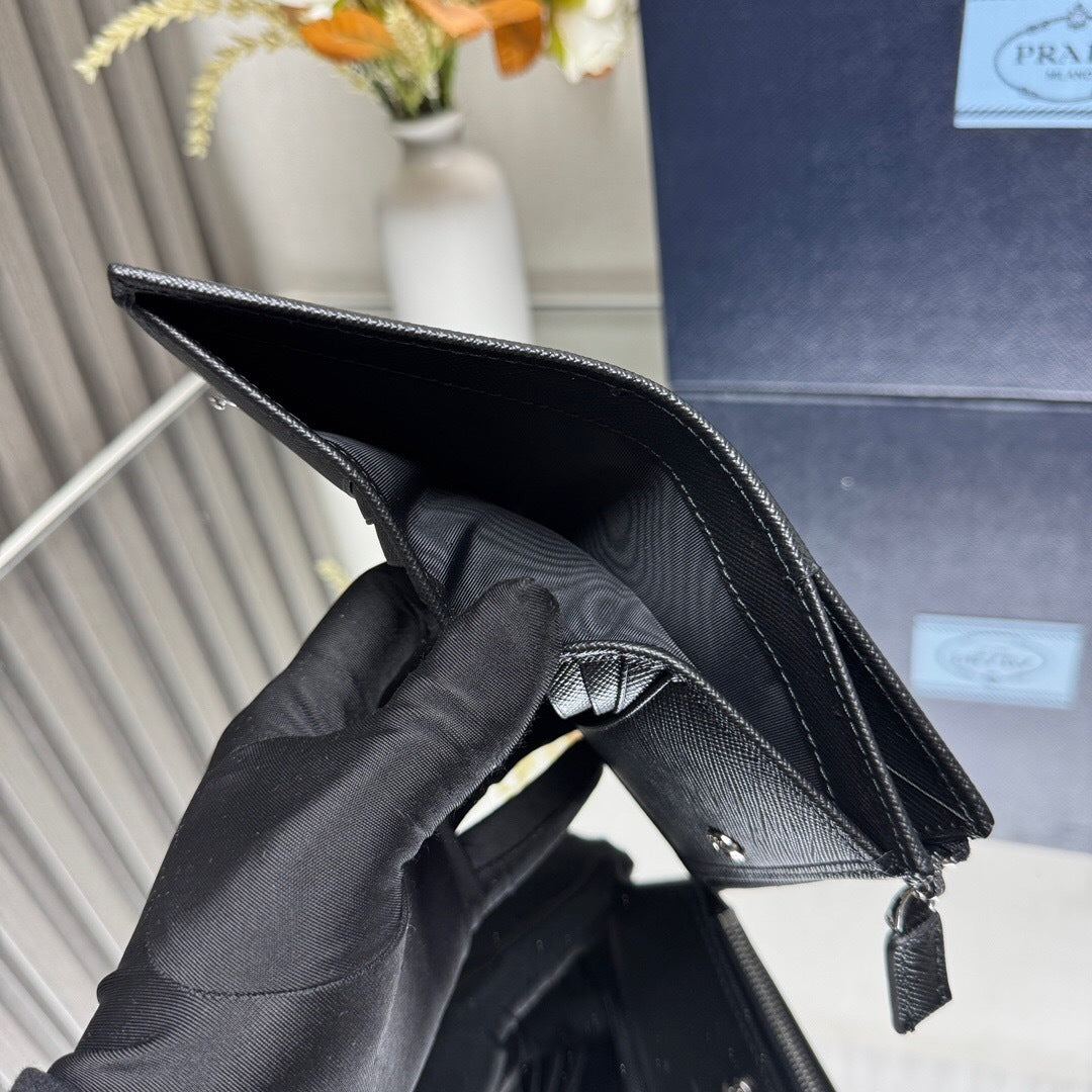 Prada Small Saffiano Leather Wallet