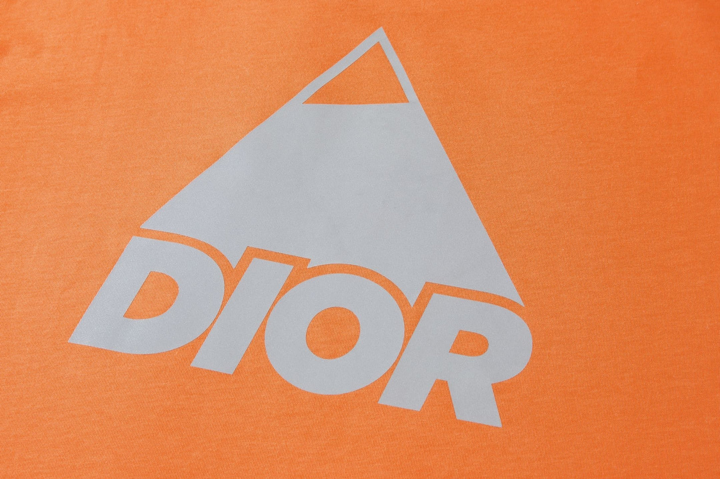 Dior and Descente T-Shirt "Orange Cotton Jersey"