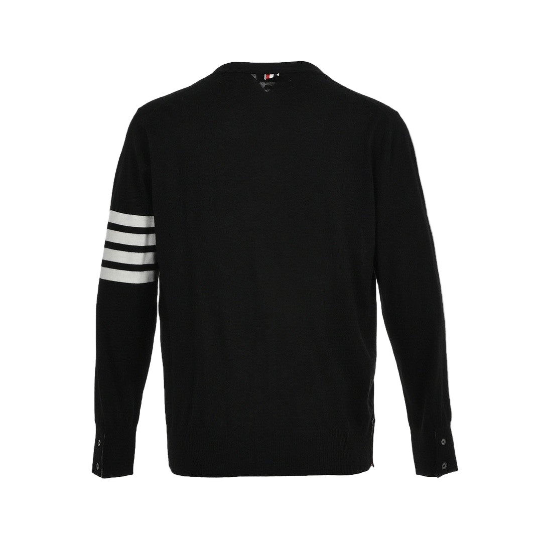 Thom Browne 4-Bar Cardigan "Black"
