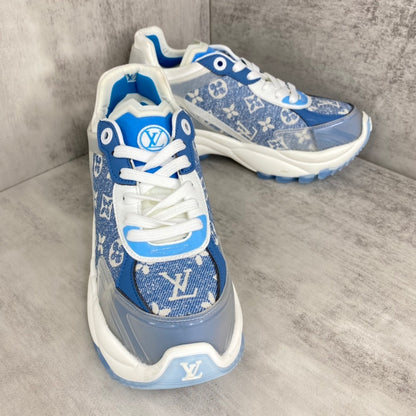 Louis Vuitton Run 55 "White-Blue Denim"