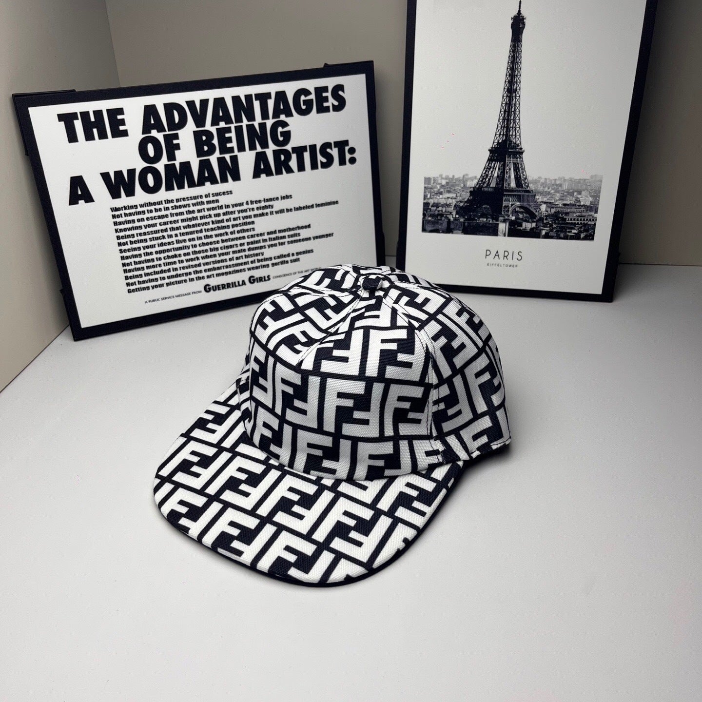 Fendi FF Cotton Baseball Cap
