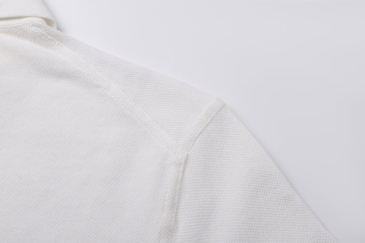Zegna Cotton Polo Shirt "White"