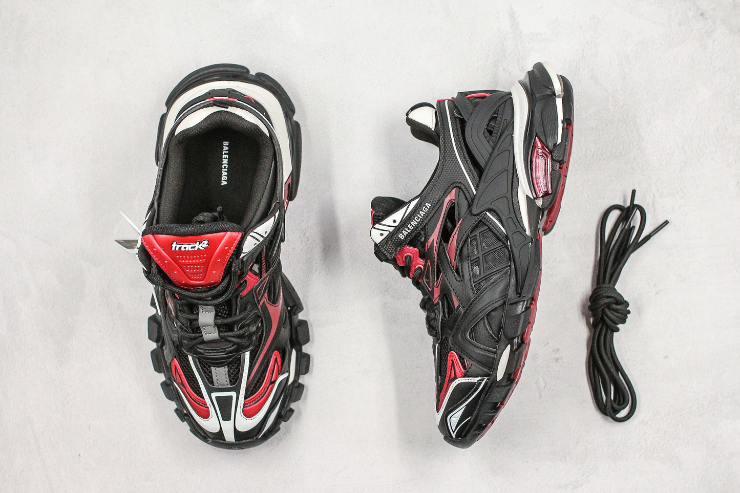 Balenciaga Track 2.0 "Black-Red-White"