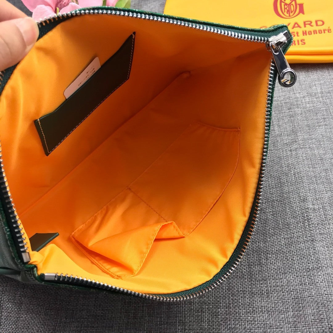 Goyard Sénat MM Pouch "Green"