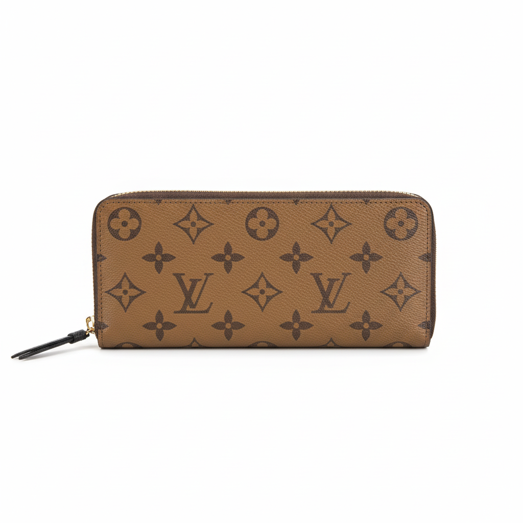 Louis Vuitton Clémence Wallet "Monogram Reverse"