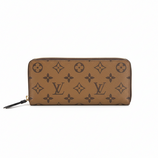 Louis Vuitton Clémence Wallet "Monogram Reverse"