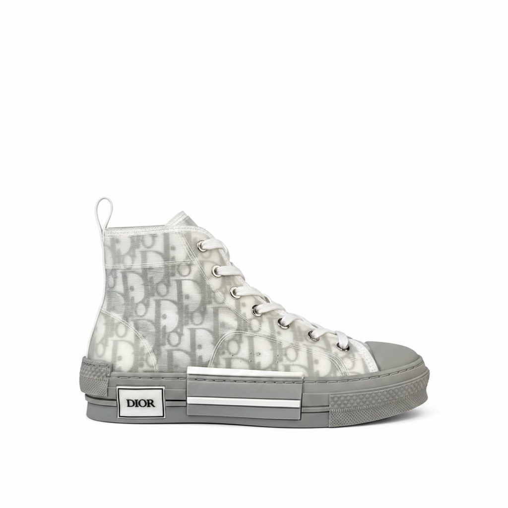 Dior B23 High-Top "Grey-White"