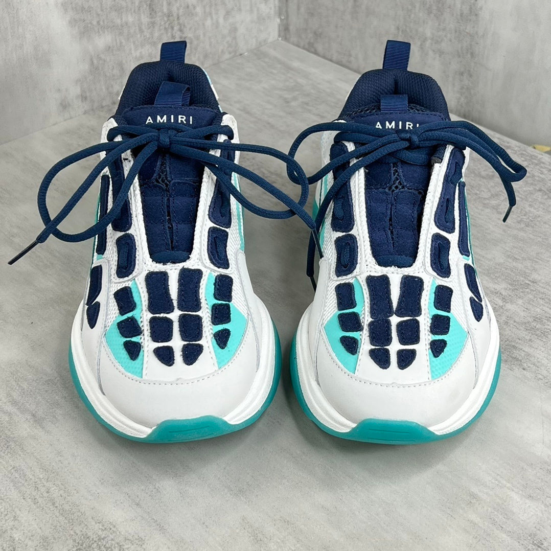 Amiri Bone Runner "White-Turquoise"