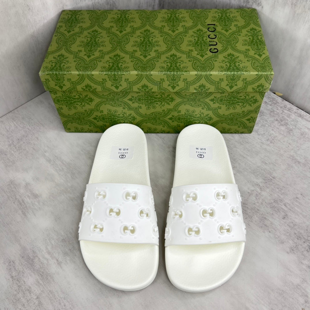 Gucci Slides "White"