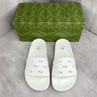 Gucci Slides "White"