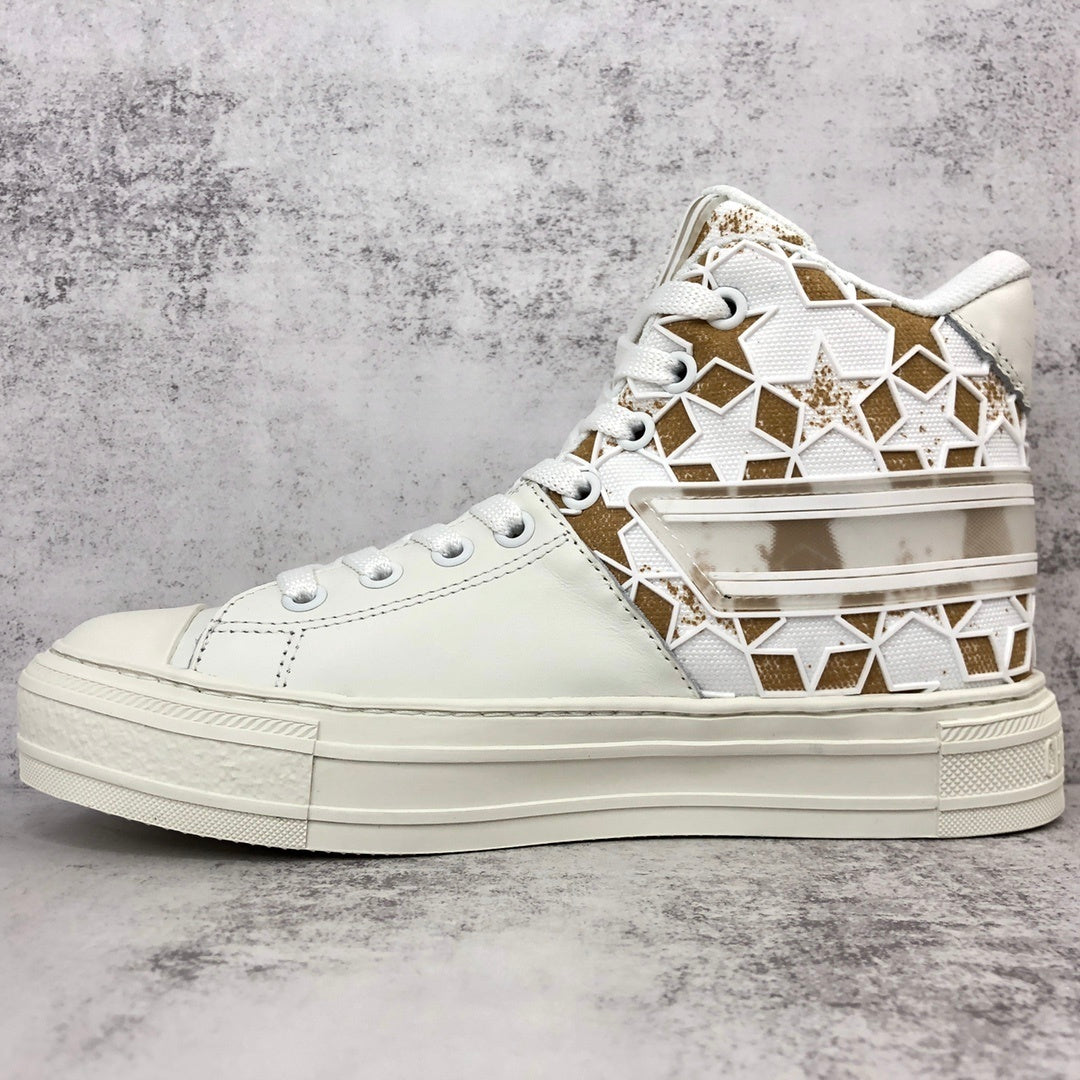 Dior Walk'N'Dior High-Top "White-Brown Star"