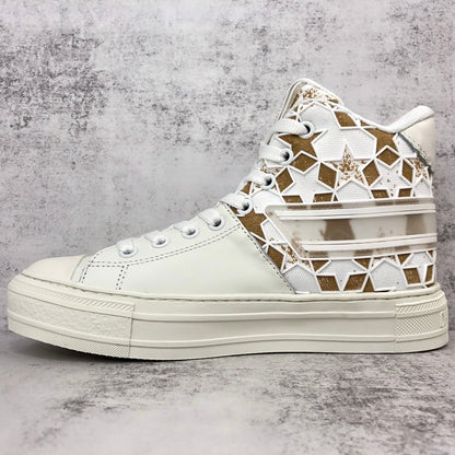 Dior Walk'N'Dior High-Top "White-Brown Star"