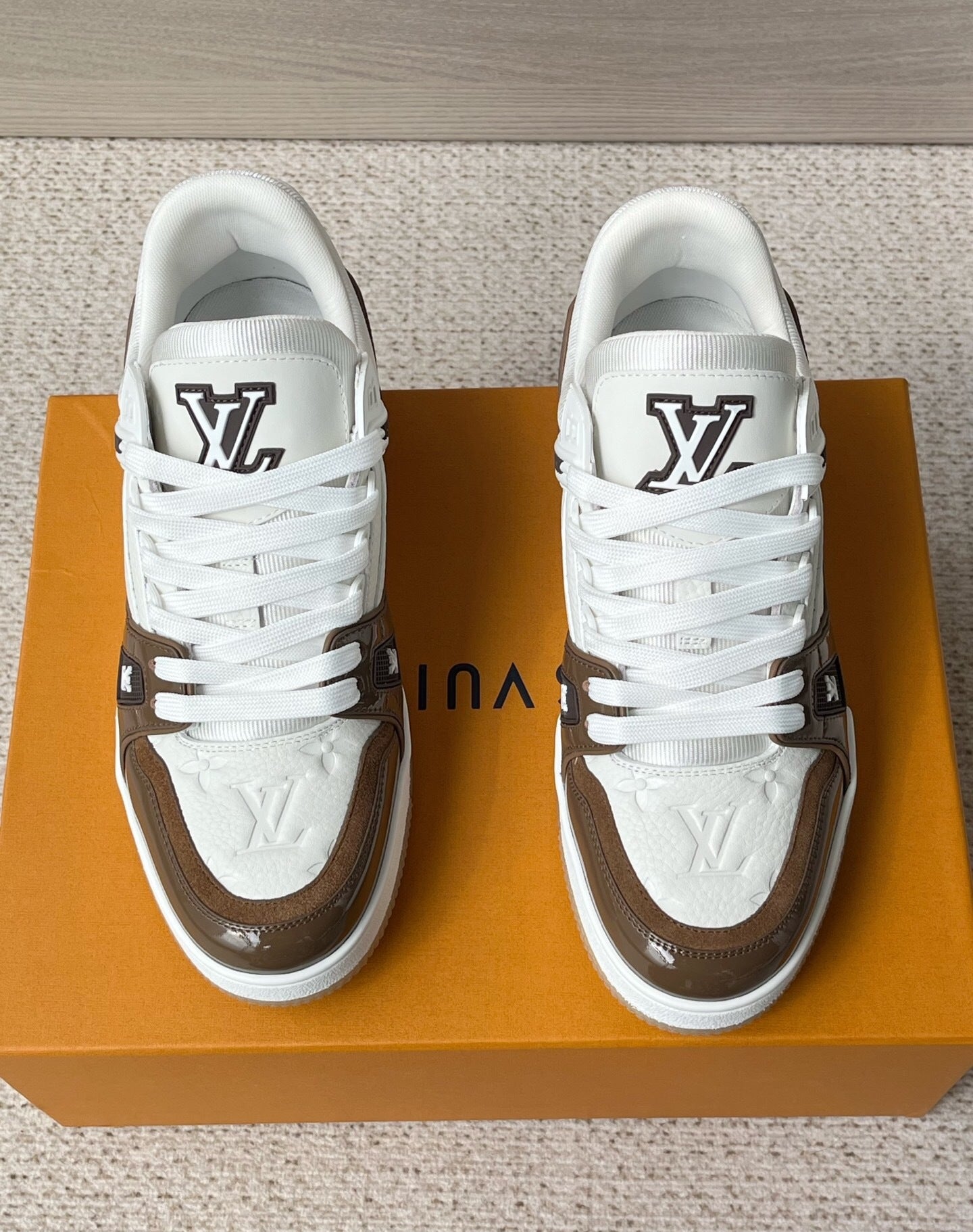 Louis Vuitton LV Trainers "Brown-White"