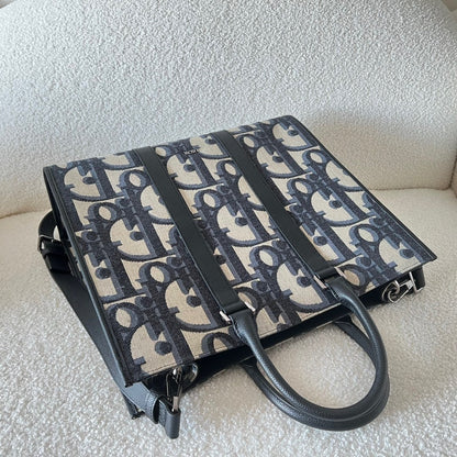 Dior Oblique Jacquard East-West Tote Bag