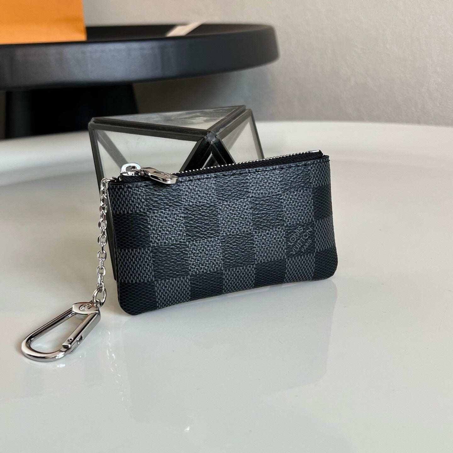 Louis Vuitton Key Pouch "Damier Graphite"