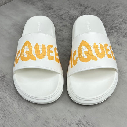 Alexander McQueen Slides "White-Yellow"