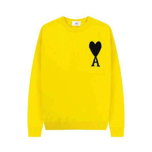 AMI Paris Ami De Coeur Sweater "Yellow"