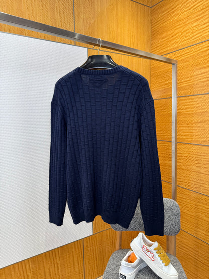 Prada Knitted Sweater "Navy Blue"