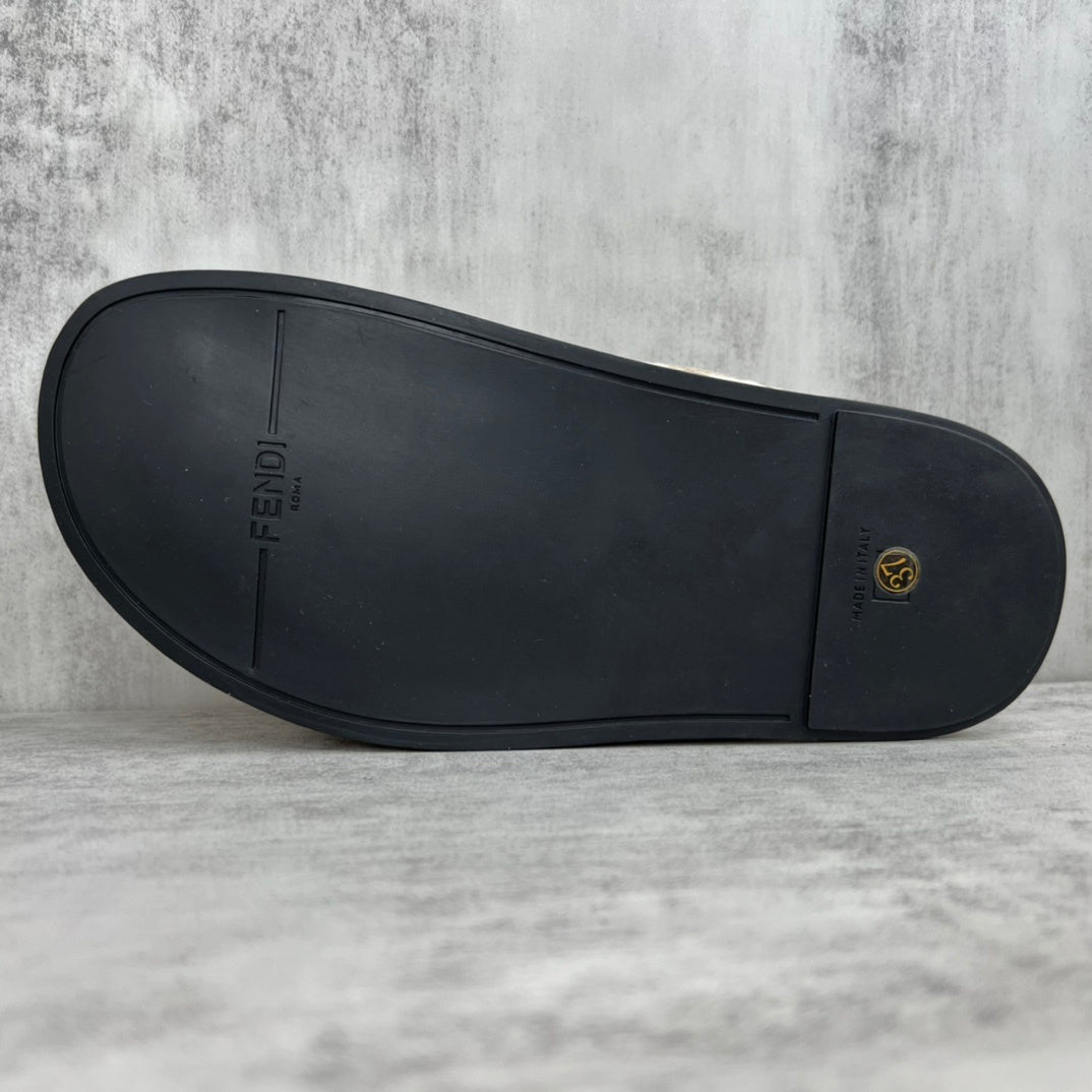 Fendi Sandals "White-Beige"