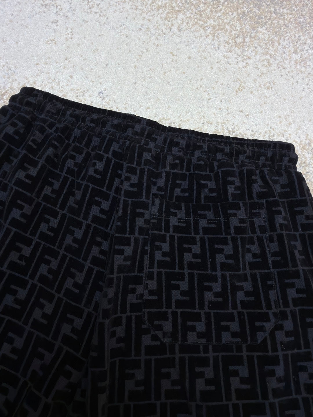 Fendi FF Monogram Bermudas "Black"