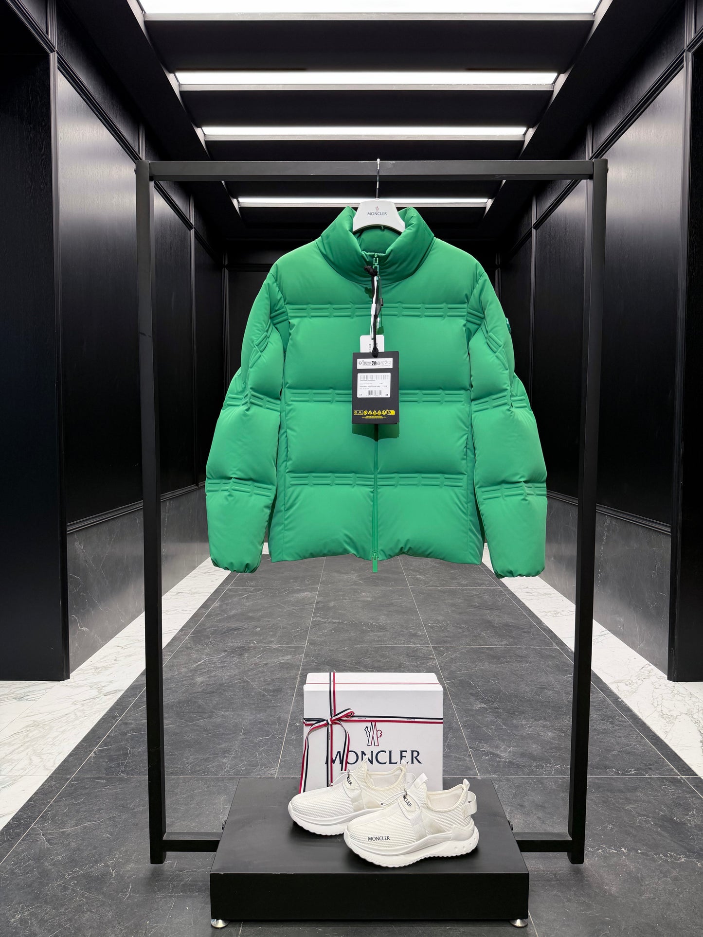 Moncler x A$AP Rocky Rally Short Down Jacket "Bright Green"