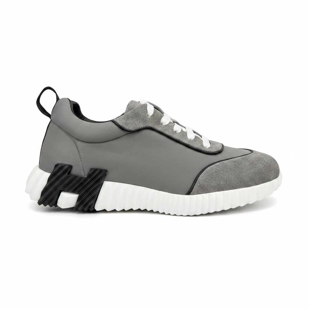Hermes Bouncing Sneakers "Grey-White-Black"