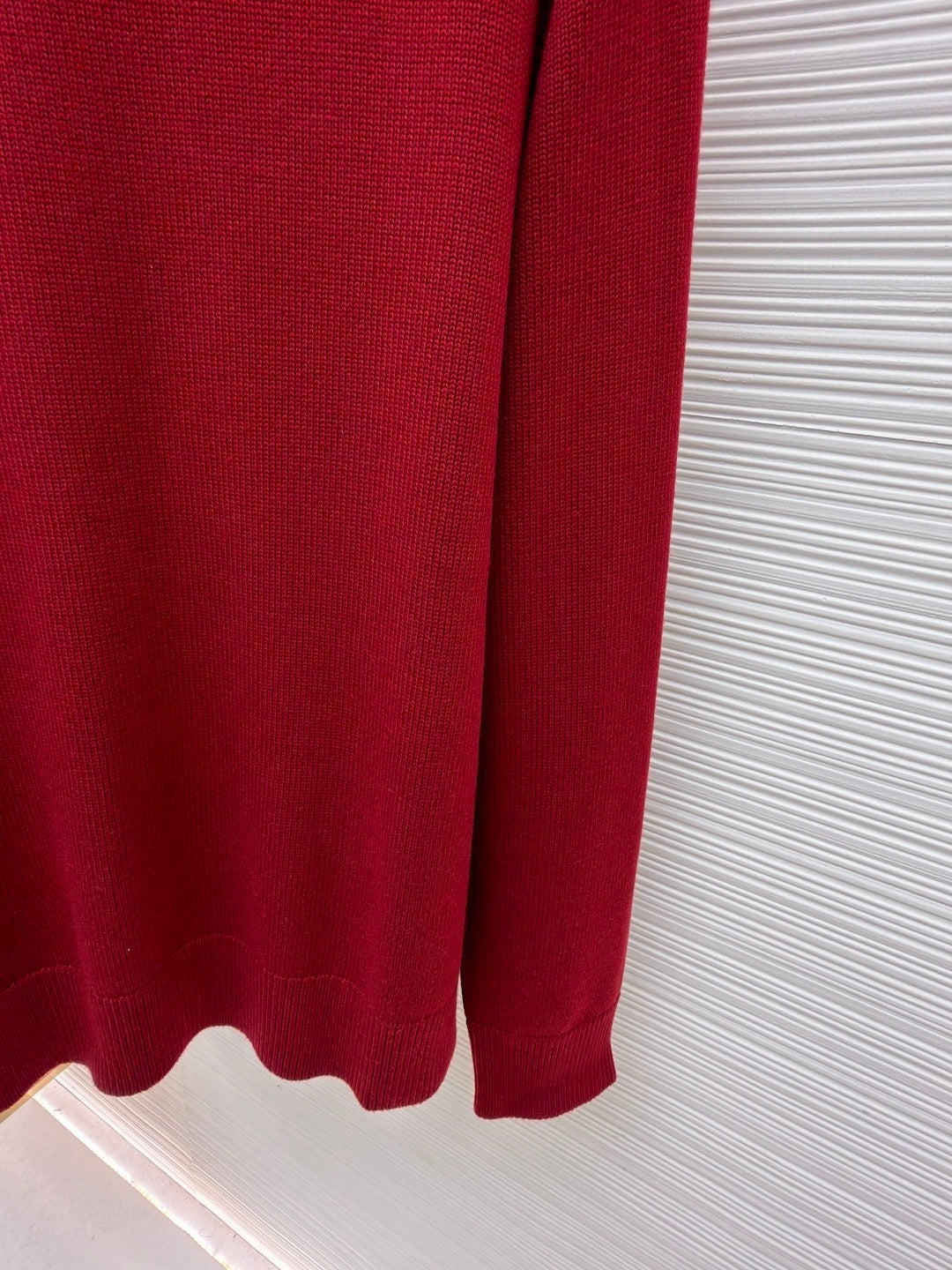Gucci Wool Cashmere Sweater with Embroidery "Bordeaux"