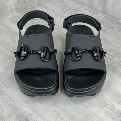 Gucci Horsebit Sandals "Black"