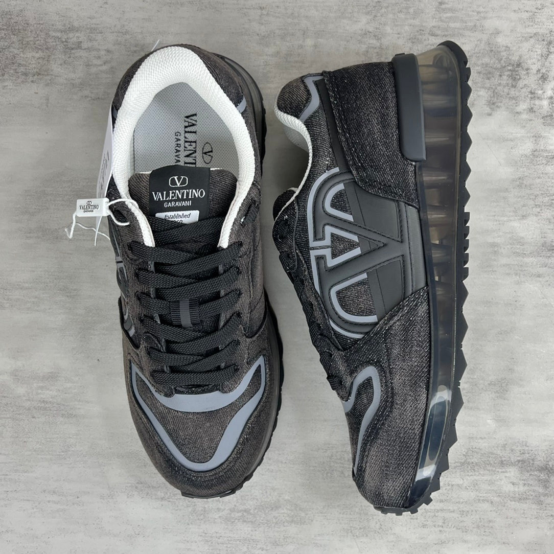 Valentino Garavani V-Logo "Black Denim"