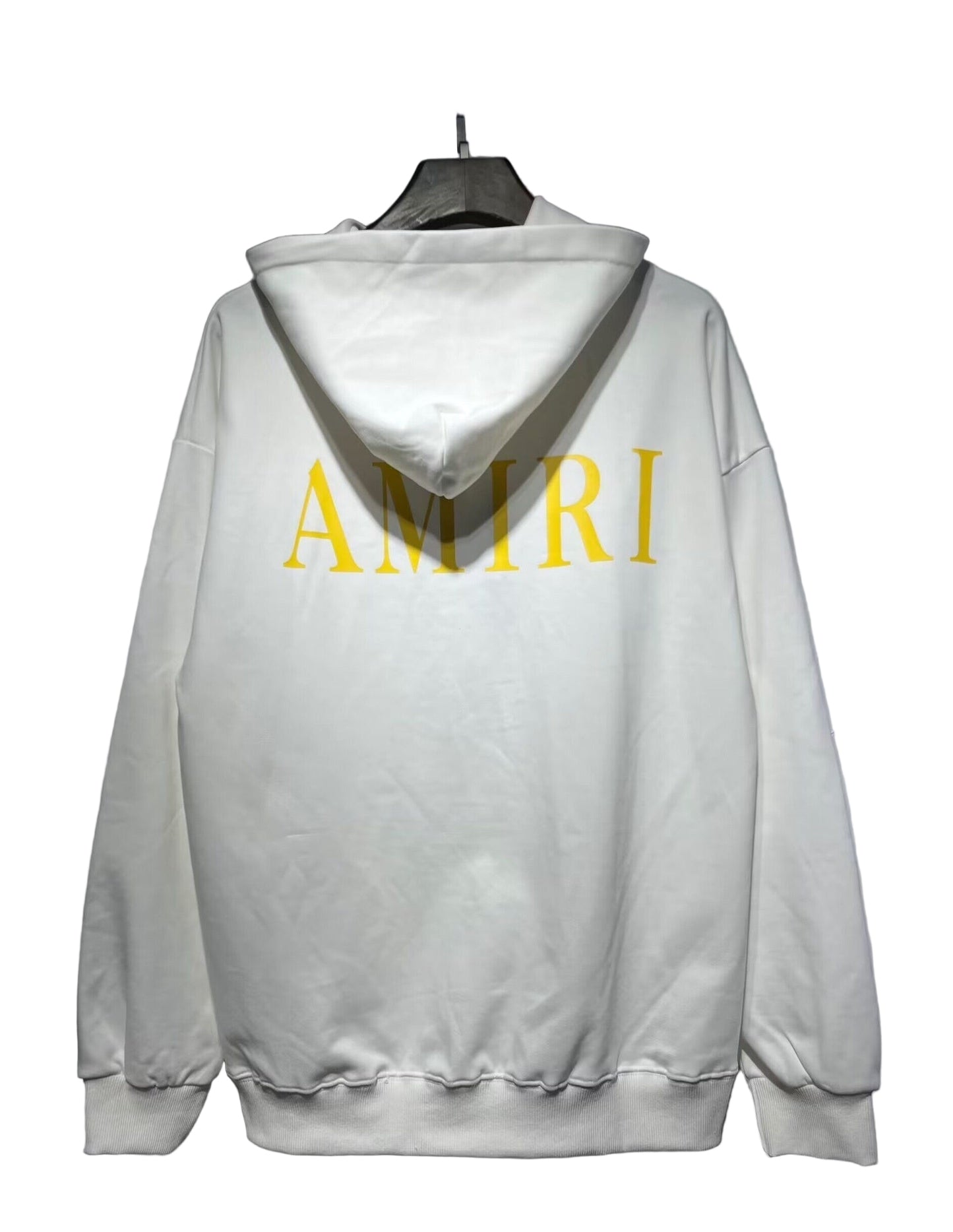 Amiri MA Logo Hoodie "White-Yellow"