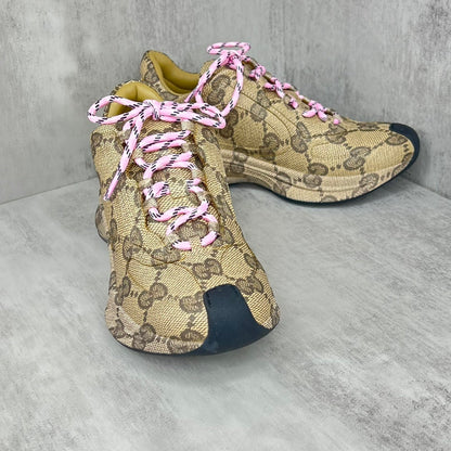 Gucci Run "Beige-Black Monogram"