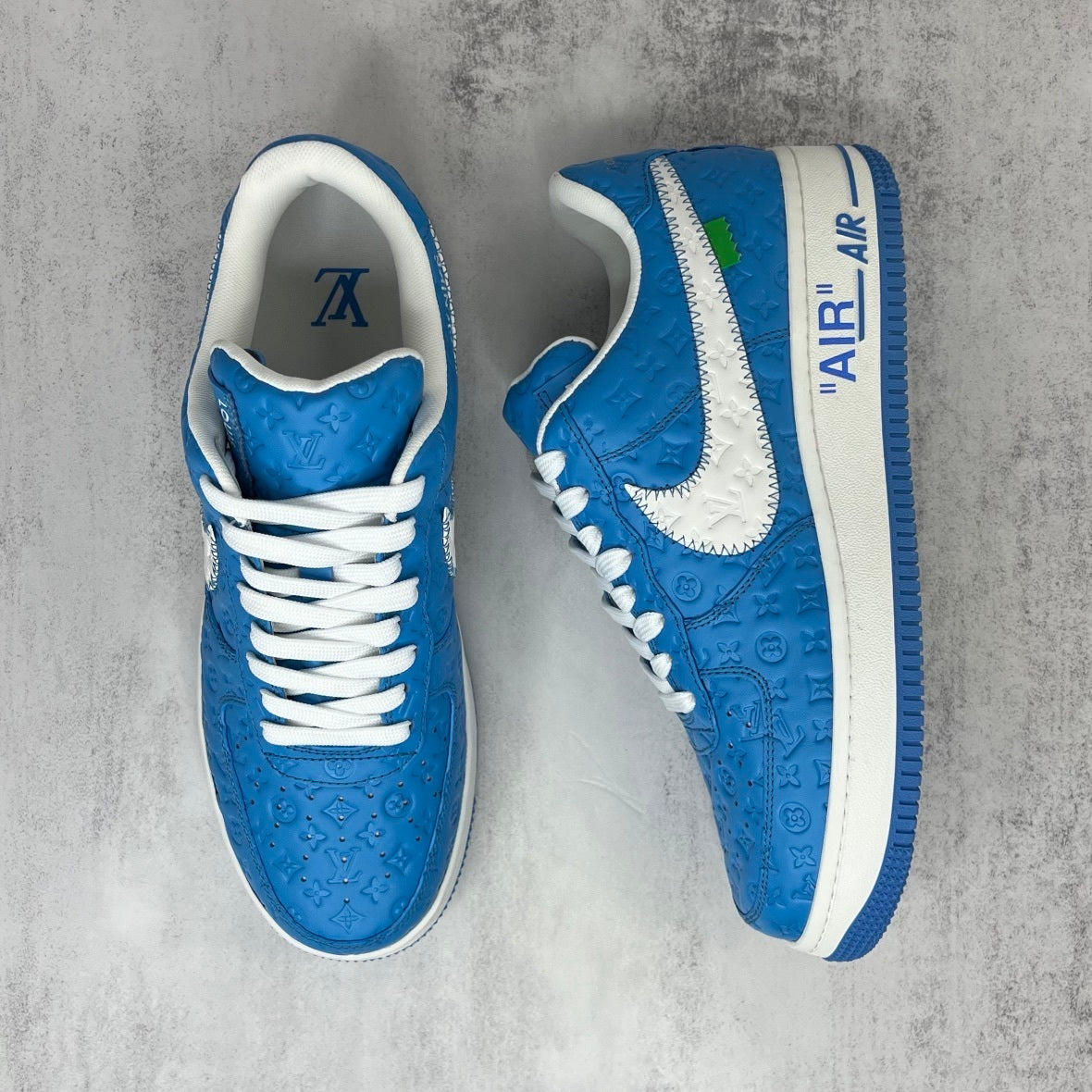 Louis Vuitton x Nike Air Force 1 "University Blue"