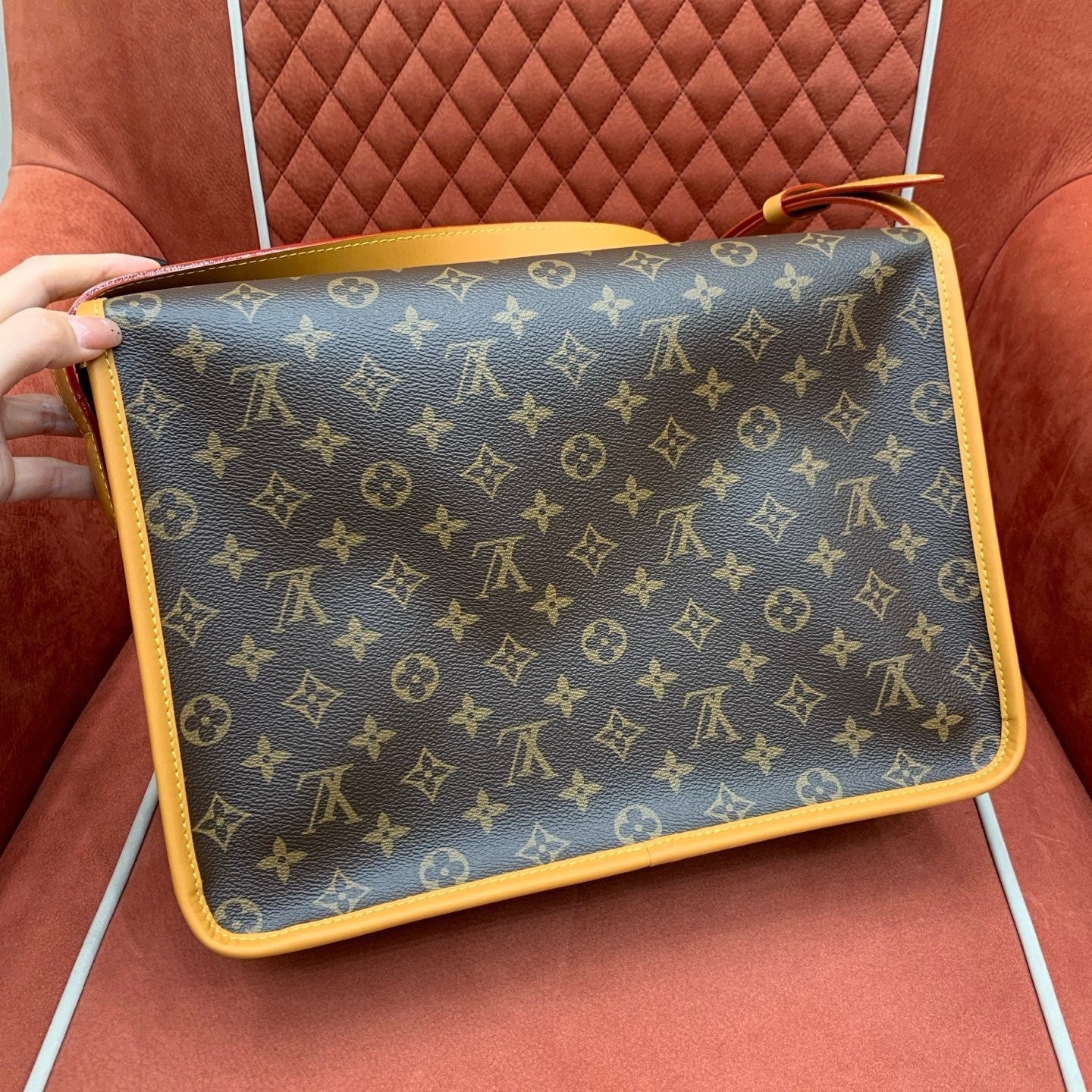 Louis Vuitton Satchel Messenger Bag