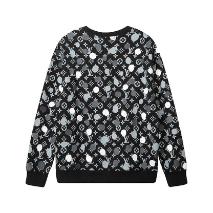 Louis Vuitton x Yayoi Kusama Infinity Dots Printed Sweatshirt "Black"