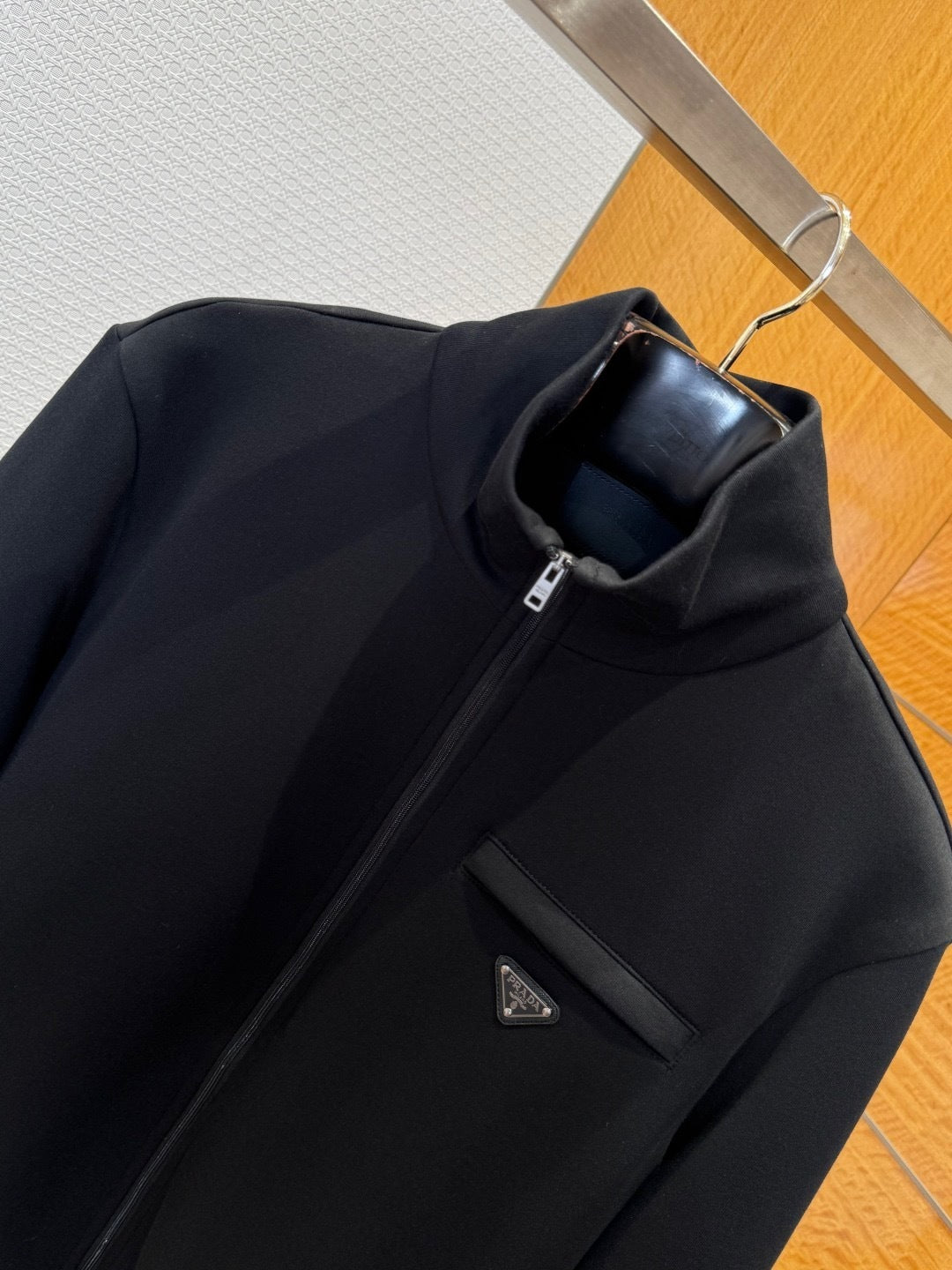 Prada Technical Blouson Jacket "Black"