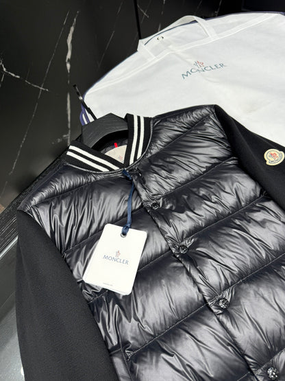 Moncler Paneled Down Jacket "Black"